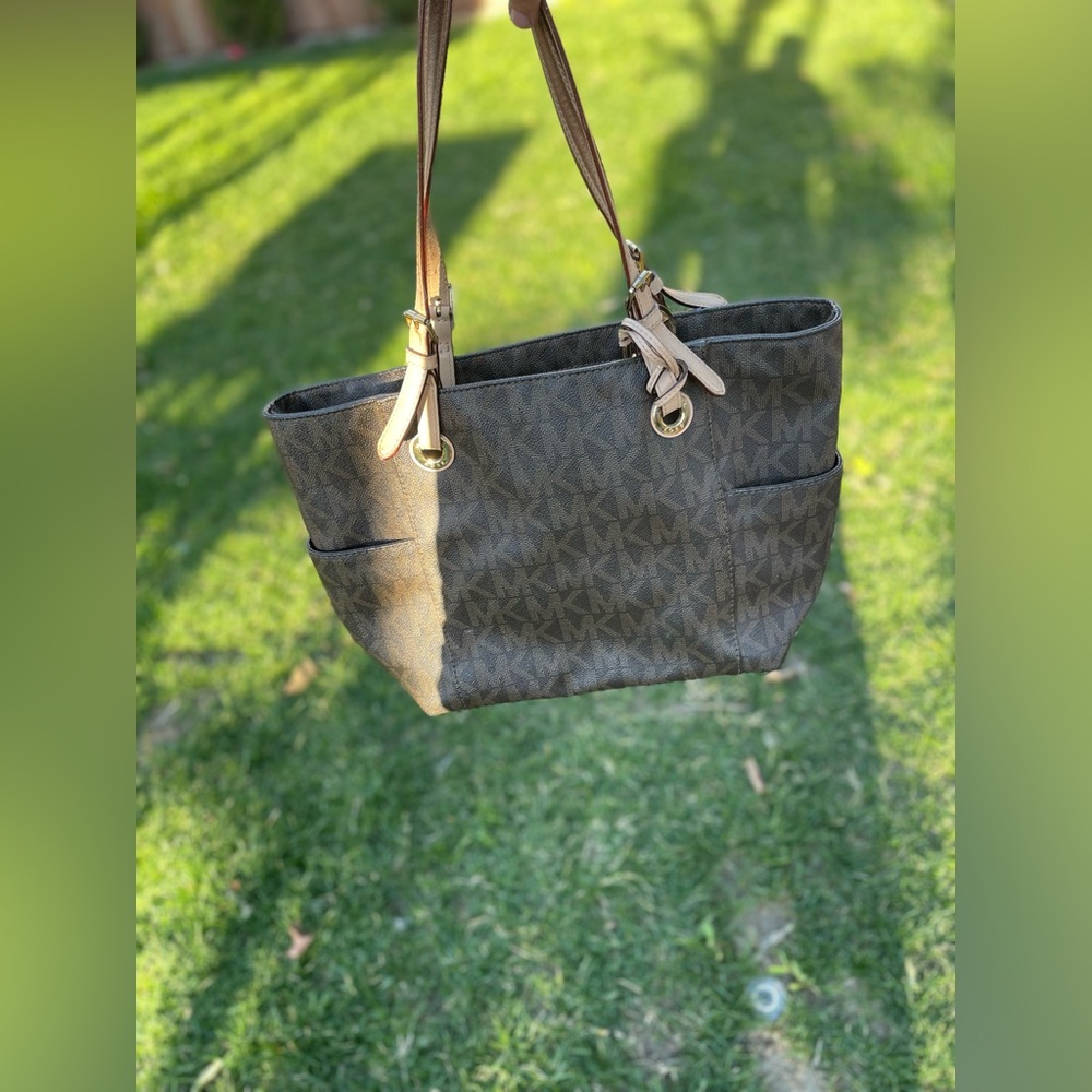 Vintage Michael kors signature brown east west tote bag - Picture 4 of 14